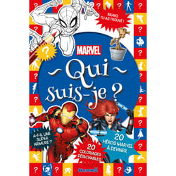 ISBN Marvel - Qui suis-je ? - 20 héros Marvel à deviner - 20 coloriages détachables : Le livre de Collectif