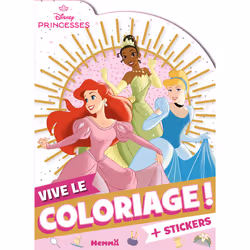 ISBN Disney Princesses - Vive le coloriage ! (Ariel, Tiana, Cendrillon) : Le livre de Collectif, 28 pages