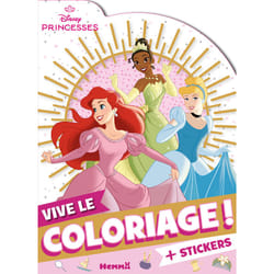 ISBN Disney Princesses - Vive le coloriage ! (Ariel, Tiana, Cendrillon) : Le livre de Collectif