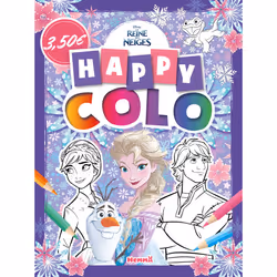 ISBN Disney La Reine des Neiges - Happy colo (Anna, Elsa, Kristoff) : Le livre de Collectif, 32 pages
