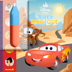 ISBN Disney Baby - Pinceau magique (Flash McQueen) - Peins avec de l'eau pour voir apparaître les couleurs ! : Le livre de Co ...
