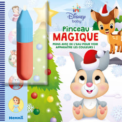 ISBN Disney Baby - Pinceau magique (Panpan Noël) - Peins avec de l'eau pour voir apparaître les couleurs ! : Le livre de Collectif