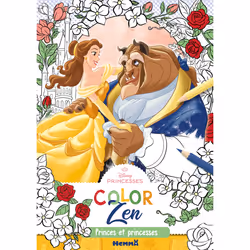 ISBN Disney Princesses - Color Zen - Princes et princesses : Le livre de Collectif, 48 pages
