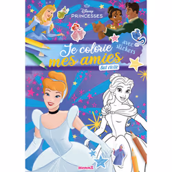 ISBN Disney Princesses - Je colorie mes amies - Bal étoilé : Le livre de Collectif, 28 pages