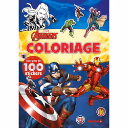 ISBN Marvel Avengers - Coloriage avec plus de 100 stickers (Iron Man, Black Widow, Captain America) : Le livre de Collectif,  ...