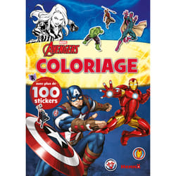 ISBN Marvel Avengers - Coloriage avec plus de 100 stickers (Iron Man, Black Widow, Captain America) : Le livre de Collectif