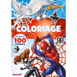 ISBN Marvel Spider-Man - Coloriage avec plus de 100 stickers (Spider-Man et Spider-Girl) : Le livre de Collectif, 24 pages