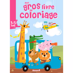ISBN Mon gros livre de coloriage (Autobus bleu et animaux) : Le livre de Collectif, 192 pages