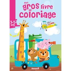 ISBN Mon gros livre de coloriage (Autobus bleu et animaux) : Le livre de Collectif