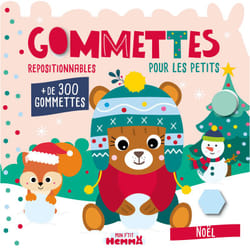ISBN Mon P'tit Hemma - Gommettes pour les petits - Noël (Ourson brun) - + de 300 gommettes repositionnables : Le livre de Carotte et Compagnie, Collectif