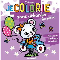 ISBN Je colorie sans déborder (2-4 ans) - Au parc T73 - Avec gros contours en relief ! : Le livre de Nadine Piette