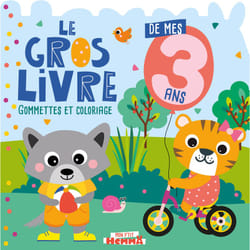 ISBN Mon P'tit Hemma - Le gros livre de mes 3 ans - Gommettes et coloriage : Le livre de Carotte et Compagnie, Collectif