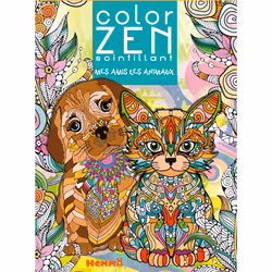 ISBN Color Zen scintillant - Mes amis les animaux : Le livre de Collectif, 96 pages