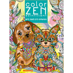 ISBN Color Zen scintillant - Mes amis les animaux : Le livre de Collectif