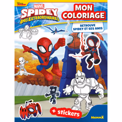 ISBN Marvel Spidey et ses amis extraordinaires - Mon coloriage - Retrouve Spidey et ses amis - + stickers : Le livre de Colle ...