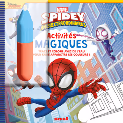 ISBN Marvel Spidey et ses amis extraordinaires - Activités magiques (Spidey dans les airs) - Trace et colorie avec de l'eau p ...