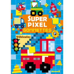 ISBN Super pixel - Gommettes - Véhicules : Le livre de Collectif