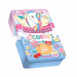 ISBN Ma boite à stickers - Licornes - Avec plus de 1000 stickers ! : Le livre de Collectif, Enfant, 3 an(s), 7 an(s), 108 mm, ...