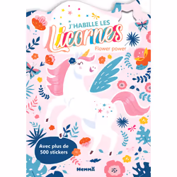 ISBN J'habille les Licornes - Flower power - Avec plus de 500 stickers : Le livre de Collectif, Collectif, 44 pages