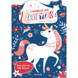 ISBN J'habille les Licornes - Monde magique - Avec plus de 500 stickers : Le livre de Collectif, Collectif