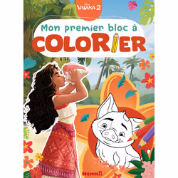 ISBN Disney Vaiana 2 - Mon premier bloc à colorier : Le livre de Collectif, 96 pages