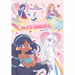 ISBN Disney Princesses - Je colorie mes amies - Princesses - Manga attitude : Le livre de Collectif, 28 pages