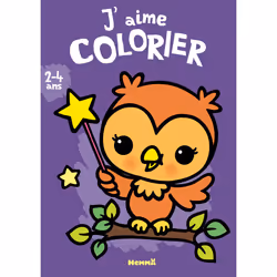 ISBN J'aime colorier (2-4 ans) (Hibou) : Le livre de Nadine Piette, 24 pages
