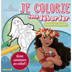 ISBN Disney Princesses - Je colorie sans déborder - Autour du monde : Le livre de Collectif