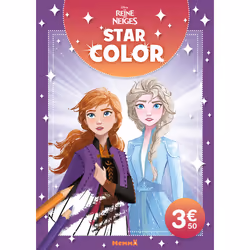 ISBN Disney La Reine des Neiges - Star Color (Elsa et Anna forêt enchantée) : Le livre de Collectif, 64 pages