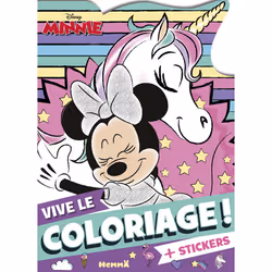 ISBN Disney Minnie - Vive le coloriage ! (Minnie licorne) : Le livre de Collectif, 28 pages