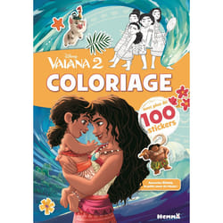 ISBN Disney Vaiana 2 - Coloriage avec plus de 100 stickers (Vaiana et sa petite soeur) : Le livre de Collectif