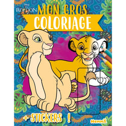 ISBN Disney Le Roi Lion - Mon gros coloriage + stickers ! (Simba et Nala) : Le livre de Collectif