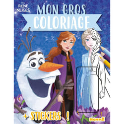 ISBN Disney La Reine des Neiges - Mon gros coloriage + stickers ! (Elsa et Anna Frozen 2) : Le livre de Collectif