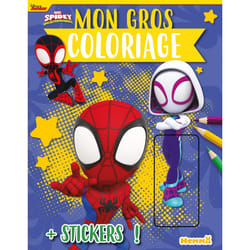ISBN Marvel Spidey et ses amis extraordinaires - Mon gros coloriage + stickers ! (Team Spidey) : Le livre de Collectif