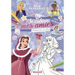 ISBN Disney Princesses - Je colorie mes amies - Bloc de syliste - Princesses en fête : Le livre de Collectif