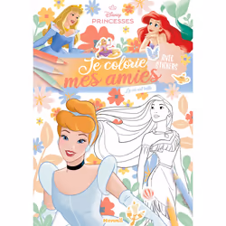ISBN Disney Princesses - Je colorie mes amies - La vie est belle ! - Avec stickers : Le livre de Collectif, 28 pages