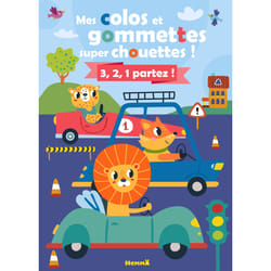 ISBN Mes colos et gommettes super chouettes ! 3,2,1 Partez ! (Véhicules) : Le livre de Collectif, Collectif