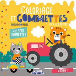 ISBN Mon P'tit Hemma - Coloriage et gommettes pour les petits - Vroum ! - + de 300 gommettes repositionnables : Le livre de Carotte et Compagnie, Collectif
