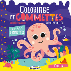 ISBN Mon P'tit Hemma - Coloriage et gommettes pour les petits - L'océan - + de 300 gommettes repositionnables : Le livre de Carotte et Compagnie, Collectif