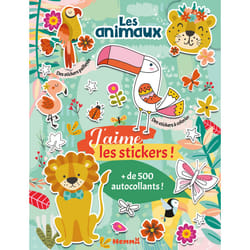 ISBN J'aime les stickers - Les animaux - + de 500 autocollants - Des stickers à colorier - Des stickers pailletés : Le livre de Collectif