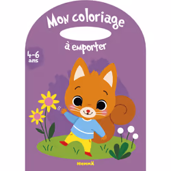 ISBN Mon coloriage à emporter (4-6 ans) (Ecureuil) : Le livre de Estelle Madeddu, 24 pages