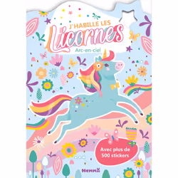 ISBN J'habille les Licornes - Arc-en-ciel - Avec plus de 500 stickers : Le livre de Collectif, Collectif, 44 pages