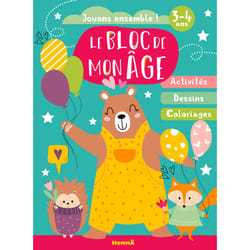 ISBN Le bloc de mon âge (3-4 ans) - Jouons ensemble ! (Ourson avec ballons) - Activités, Dessins, Coloriages : Le livre de Collectif, Collectif