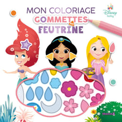 ISBN Disney Baby - Mon coloriage gommettes en feutrine (Princesses) : Le livre de Collectif