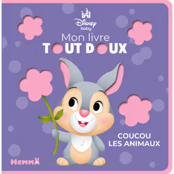 ISBN Disney Baby - Mon livre tout doux - Coucou les animaux (Panpan) : Le livre de Collectif, 12 pages