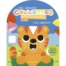 ISBN Mes grandes gommettes repositionnables - 2 ans - Les animaux - Avec des gommettes bonus : Le livre de Vanessa Vautier, Collectif