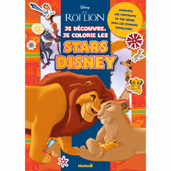 ISBN Disney Le Roi Lion - Je découvre, je colorie les stars Disney - Complète les portraits de tes héros avec les stickers mé ...