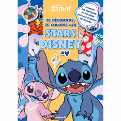ISBN Disney Stitch - Je découvre, je colorie les stars Disney - Complète les portraits de tes héros avec les stickers métalli ...