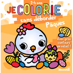ISBN Je colorie sans déborder (2-4 ans) - Pâques (Poule et poussin) T76 : Le livre de Nadine Piette, 48 pages