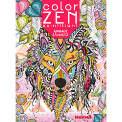 ISBN Color Zen scintillant - Animaux sauvages : Le livre de Collectif, 96 pages
